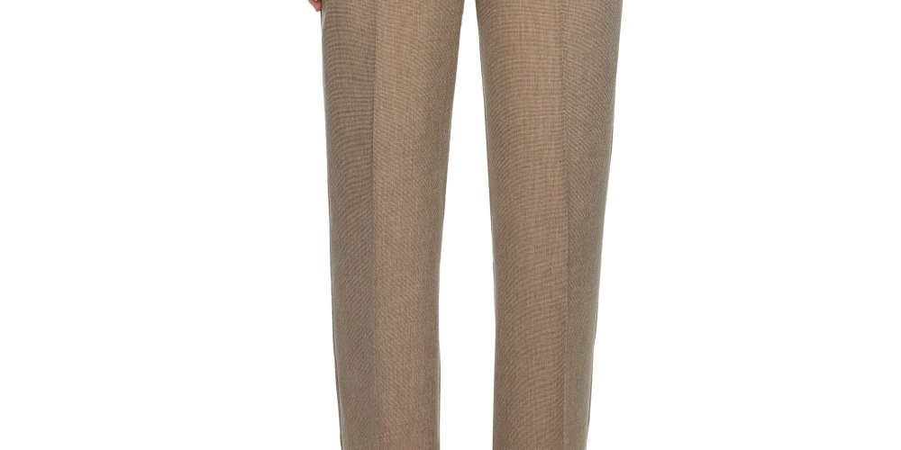 Alfred Dunner Women's Boardroom Straight Leg Pants Brown Size 24X4.5