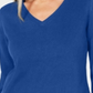 Karen Scott Women's V Neck Sweater Blue Size Petite X-Large