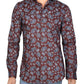 Bar III Men's Slim Stretch Shirt Red Size 15X15