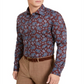 Bar III Men's Slim Stretch Shirt Red Size 15X15
