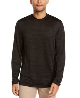 Alfani Men's Crinkle Textured T Shirt Black Size Medium