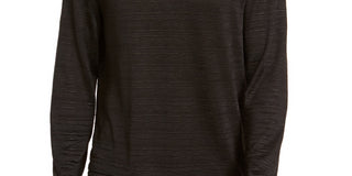 Alfani Men's Crinkle Textured T Shirt Black Size Medium