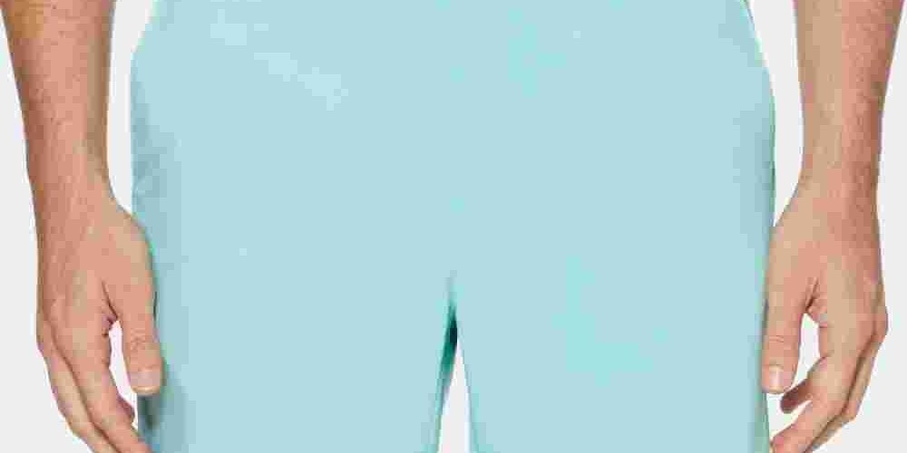 PGA Tour Men's Classic Fit Stretch Heather Performance Shorts Green Size 30