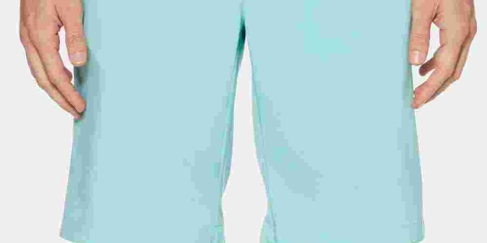 PGA Tour Men's Classic Fit Stretch Heather Performance Shorts Green Size 30