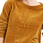 Style & Co Women's Chenille Sweater Yellow Size Petite L