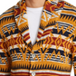 American Rag Men's Midwest Print Canyon Cardigan  Orange Size X-Large