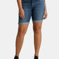 Silver Jeans Co Women's Denim Elyse Roll Cuff Denim Bermuda Shorts Blue Size 31X9