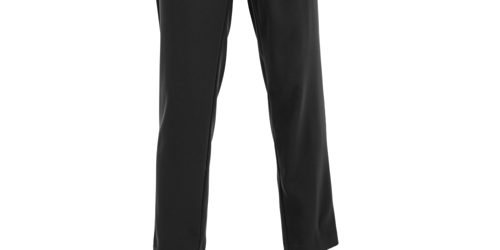 Bar III Women's Pleated Zippered Straight Leg Wear To Work Pants Black Size 8