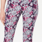 Charter Club Women's Bristol Ankle Floral Print Skinny Jeans Blue Size 10