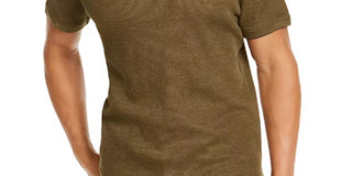 Club Room Men's Henley Layered Look Thermal Knit Shirt Green Size Large