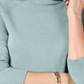 Karen Scott Women's Turtleneck Sweater Blue Size Large