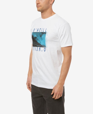 O'neill Men's Surf Short Sleeve Tee White Size Small