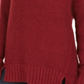 Style & Co Women's Neck Sweater Red Size Medium