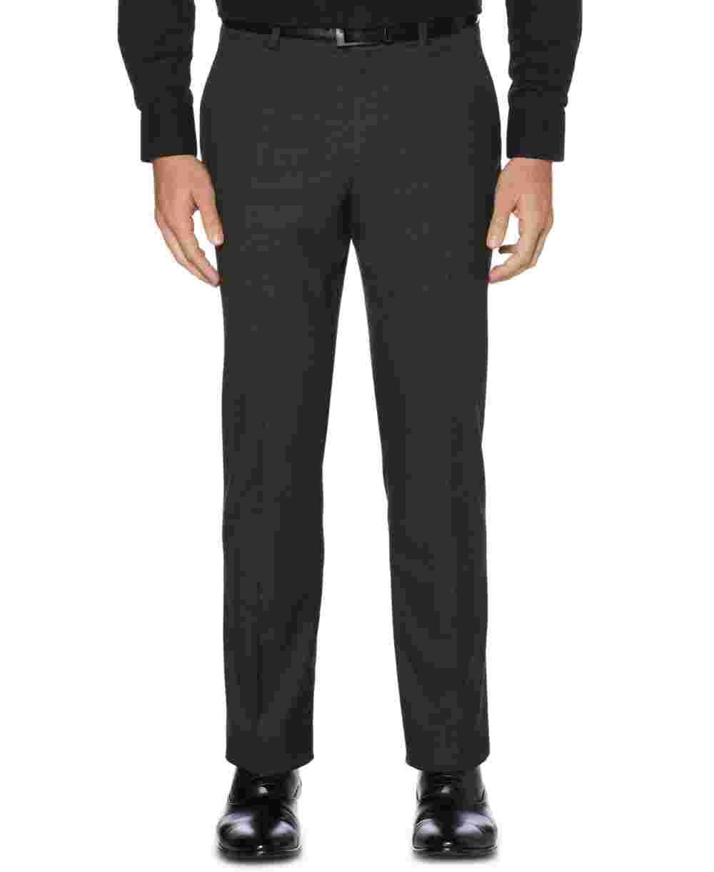 Perry Ellis Men's Plaid Pants Black Size 32X30