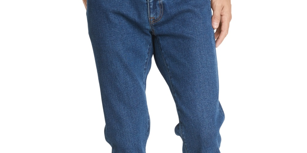 Tommy Hilfiger Men's Slim Tapered Fit Stretch Jeans  Blue Size 34X30