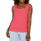 Karen Scott Women's Studded Sweetheart Tank Coral Size X-Small