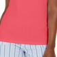 Karen Scott Women's Studded Sweetheart Tank Coral Size X-Small