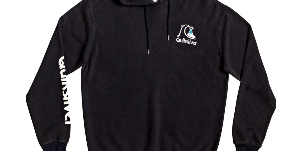 Quiksilver Men's Men's Sweet As Slab Hoodie Black Size XX-Large