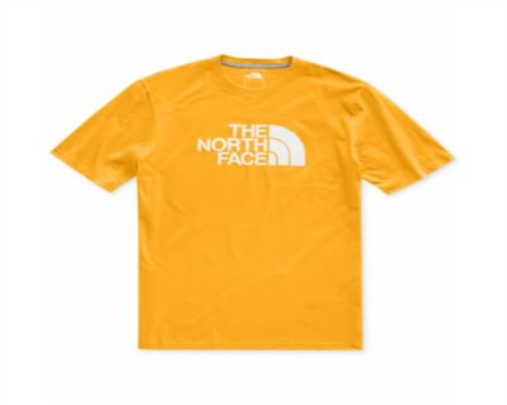 The North Face Men's Logo Half Dome T-Shirt Yellow Size S