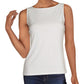 Charter Club Women's Sleeveless Boatneck Top White Size Petite S/M