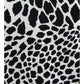 Alfani Women's Printed Crochet Trim Top White-Black Size Petite L