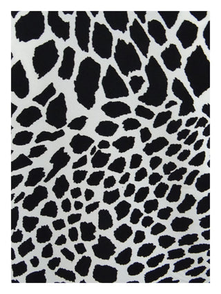 Alfani Women's Printed Crochet Trim Top White-Black Size Petite L