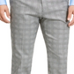 Tommy Hilfiger Men's Plaid Th Flex Stretch Modern Fit Dress Pants-Gray Size 34X34