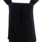 Style & Co Women's Tank Top Ruffled Sleeveless Solid Black Size X-Large
