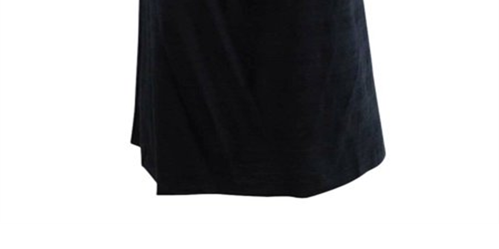 Style & Co Women's Tank Top Ruffled Sleeveless Solid Black Size X-Large