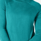 Karen Scott Women's Luxsoft Turtleneck Sweater Blue Size Petite Small