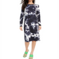 One Clothing Junior's Tie Dye MIDI Dress Blue Size XL