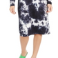 One Clothing Junior's Tie Dye MIDI Dress Blue Size XL