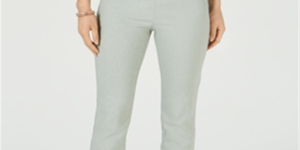 Charter Club Women's Cambridge Tummy Control Pants Green Size 6