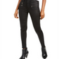 Kendall Kylie Women's Coated Zipper Pocket Skinny Jeans Black Size 27