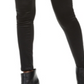 Kendall Kylie Women's Coated Zipper Pocket Skinny Jeans Black Size 27