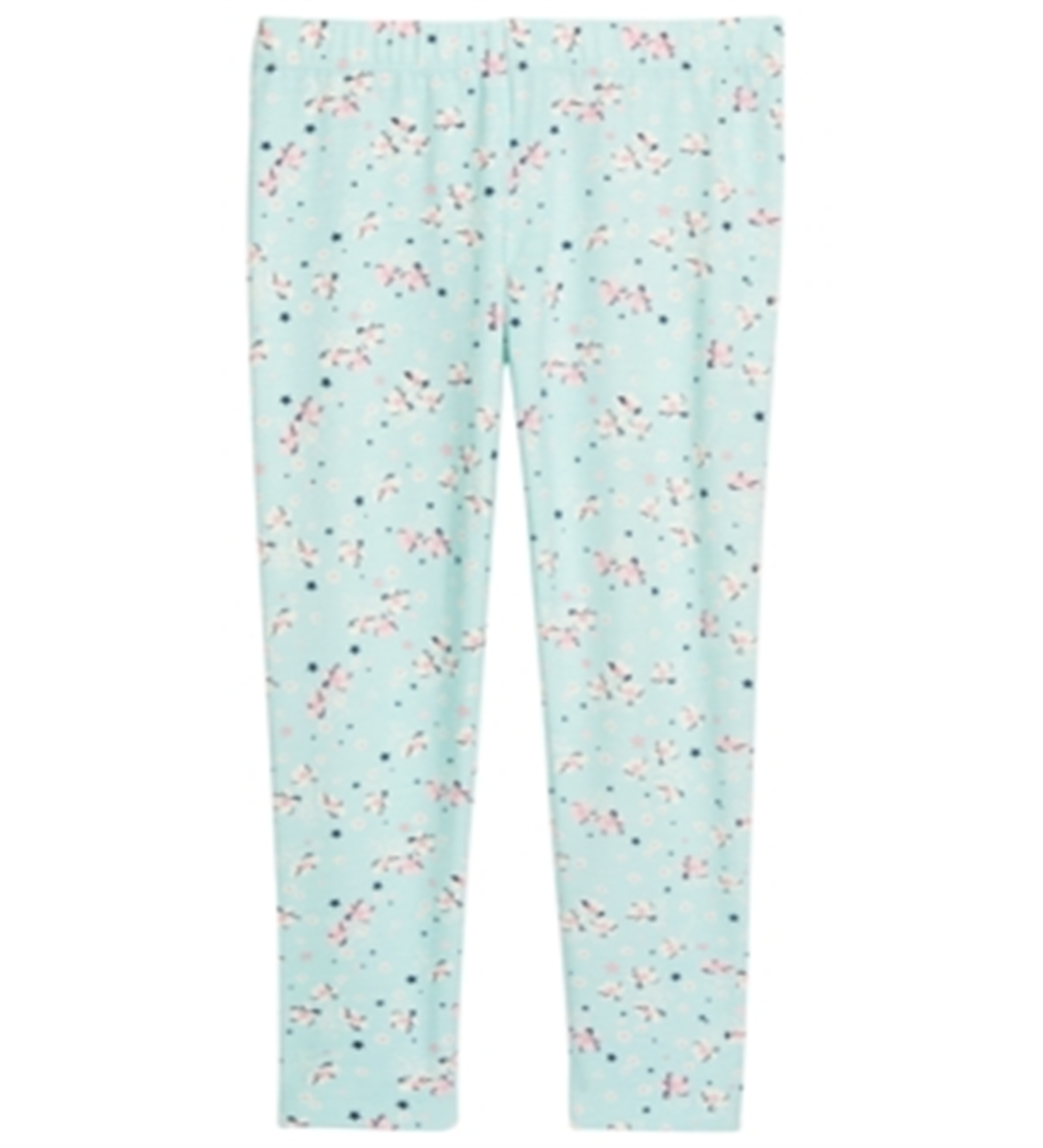 Epic Threads Toddler Girl's Floral Print Leggings Blue Size 3T