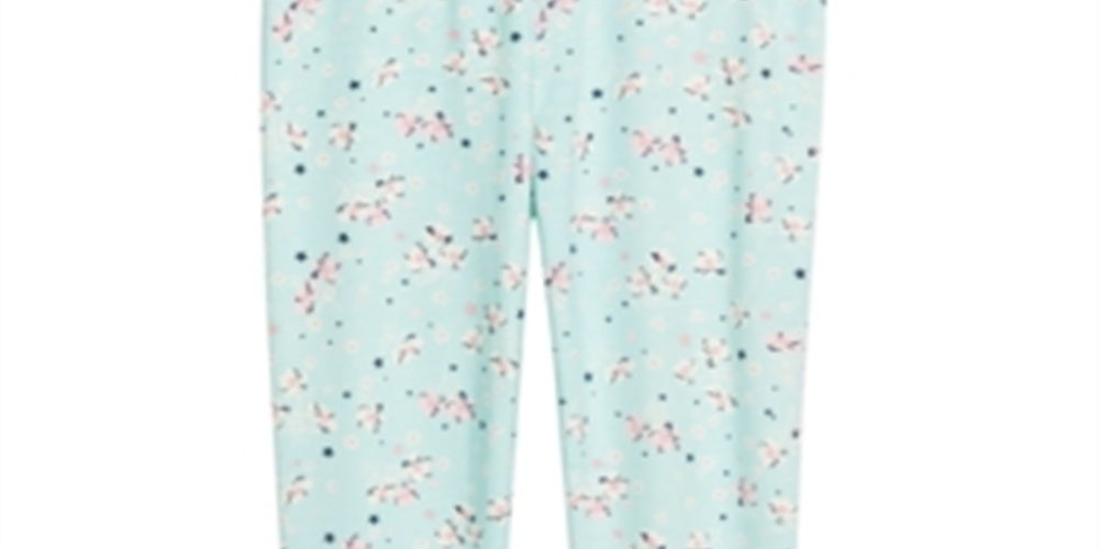 Epic Threads Toddler Girl's Floral Print Leggings Blue Size 3T