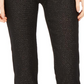 Charter Club Women's Printed Stretch Casual Pants Black Size  18