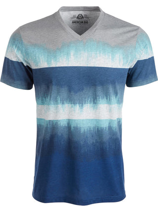 American Rag Men's Colorblocked Dip Dyed T-Shirt Blue Size XX-Large