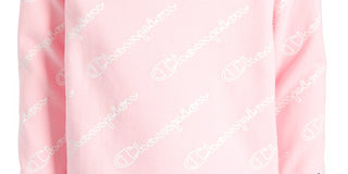 Champion Big Girls Script-Print Sweatshirt Pink Size Medium