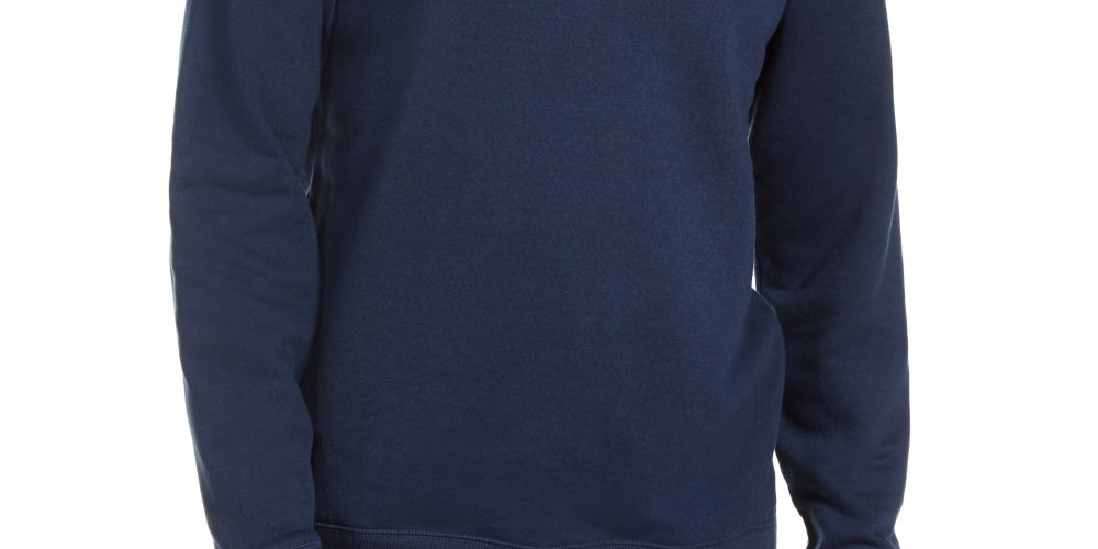 Levi's Men's Bailey Logo Crew-neck Sweatshirt Blue Size Large