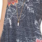 Style & Co Women's Graphic Print Tank Top Brown Size X-Small