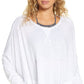 Free People Women's First Choice Long Sleeve Tee White Size Small