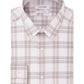 Calvin Klein Men's Logo Slim Fit Stretch Collar Dress Shirt Beige Size 32-33