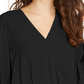 Ultra Flirt Juniors' Smocked Top Black Size X-Large