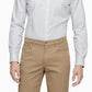 Calvin Klein Men's Slim-Fit Stretch Striped Shirt White Size X-Large