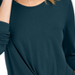 Style & Co Women's Twist-Front Top Green Size X-Small