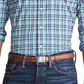 Ralph Lauren Men's Classic Fit Performance Plaid Twill Shirt Blue Size Small