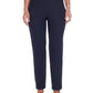 Alfred Dunner Women's Allure Casual Pants Short Blue Size 12