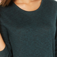 Style & Co Women's Long-Sleeve Scoop-Neck Top  Green Size Small